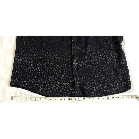 INC.  Men's Black Button Silky Shirt SIZE XXL NEW - Picture 11 of 16